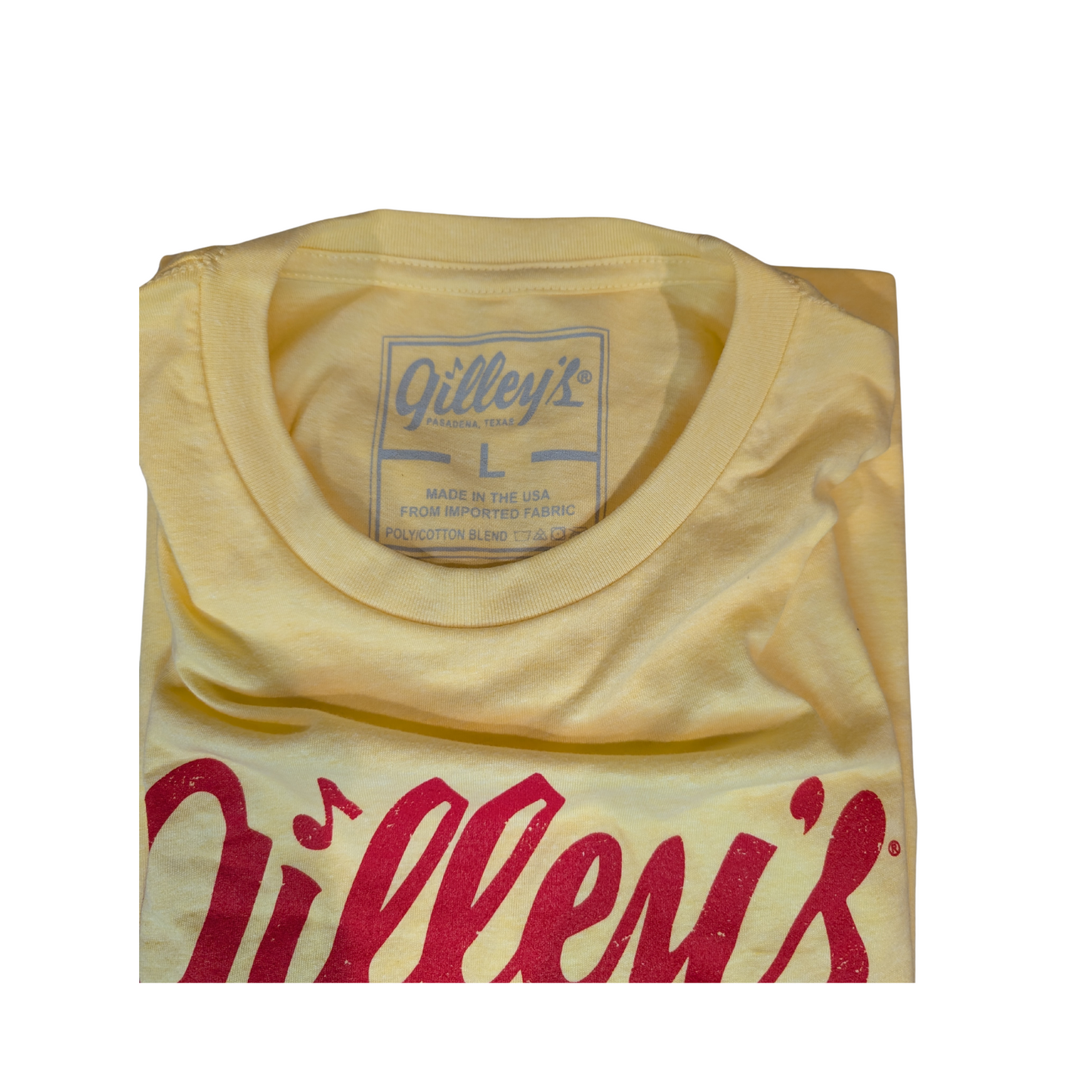 Gilley’s Pasadena, TX Classic Yellow Tee – Unisex