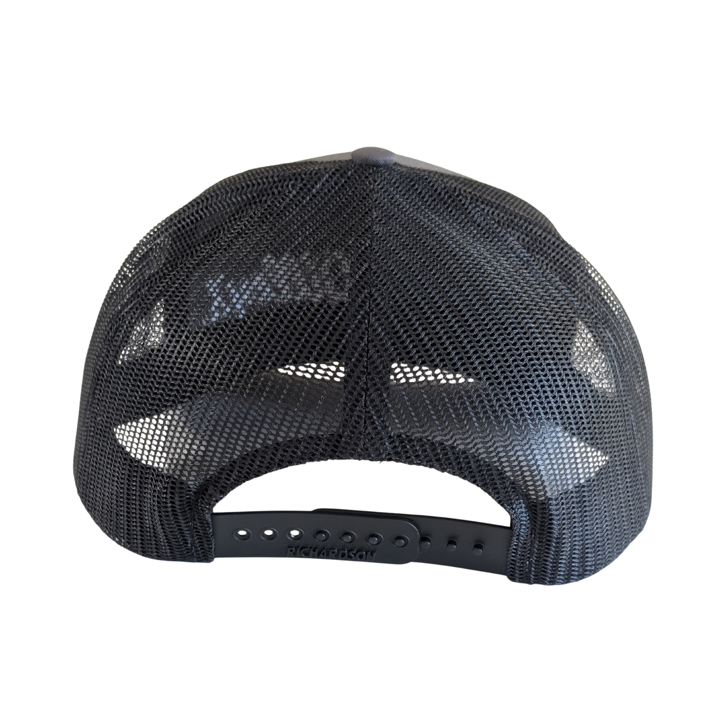 Gilley's Gray & Black Hat with White Embroidery and Snap Back