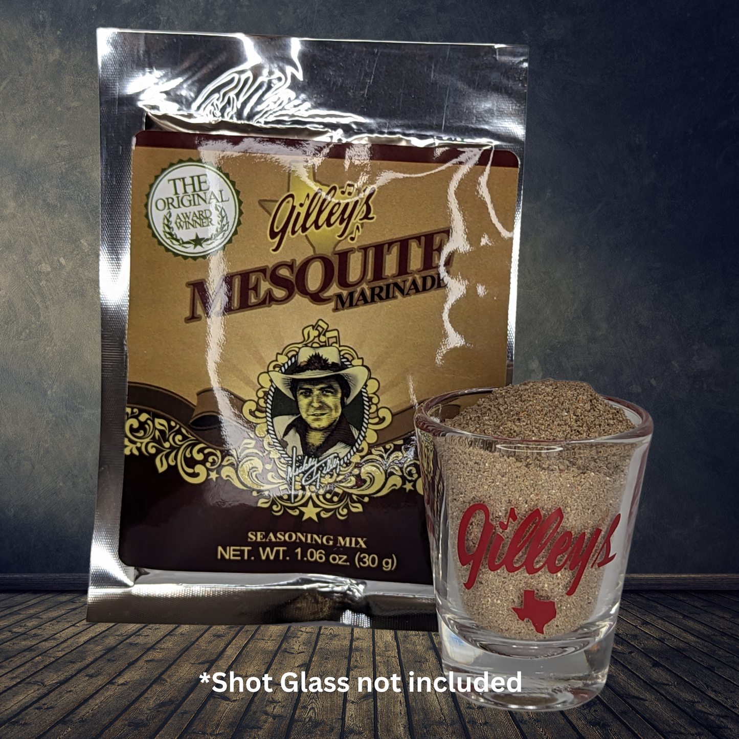 Gilley’s Mesquite Marinade – Smoky Texas Flavor (1.06 oz Packet)