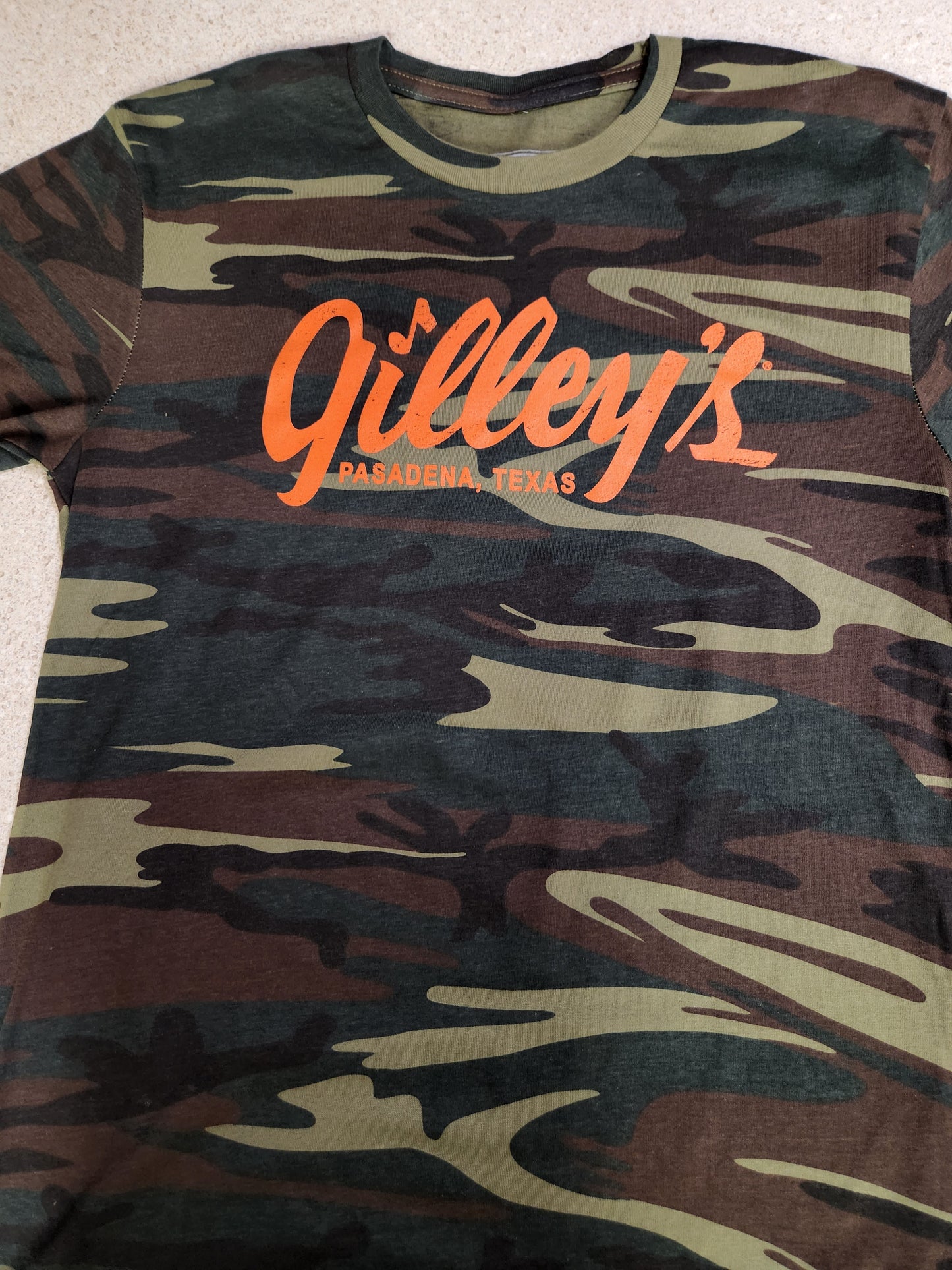 Green Camo Gilley's shirt