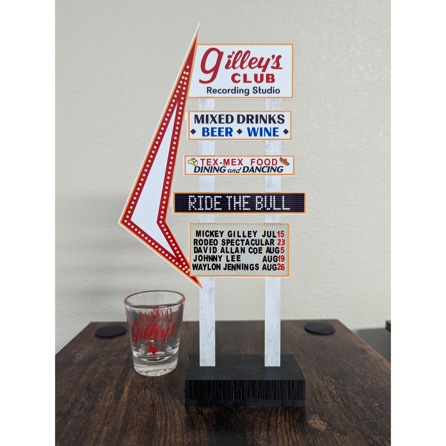 Original Replica Gilley's Sign from Pasadena Texas Alternate Image