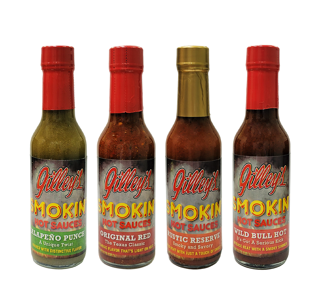 Gilley's Smokin' Hot Sauce 4 Pack