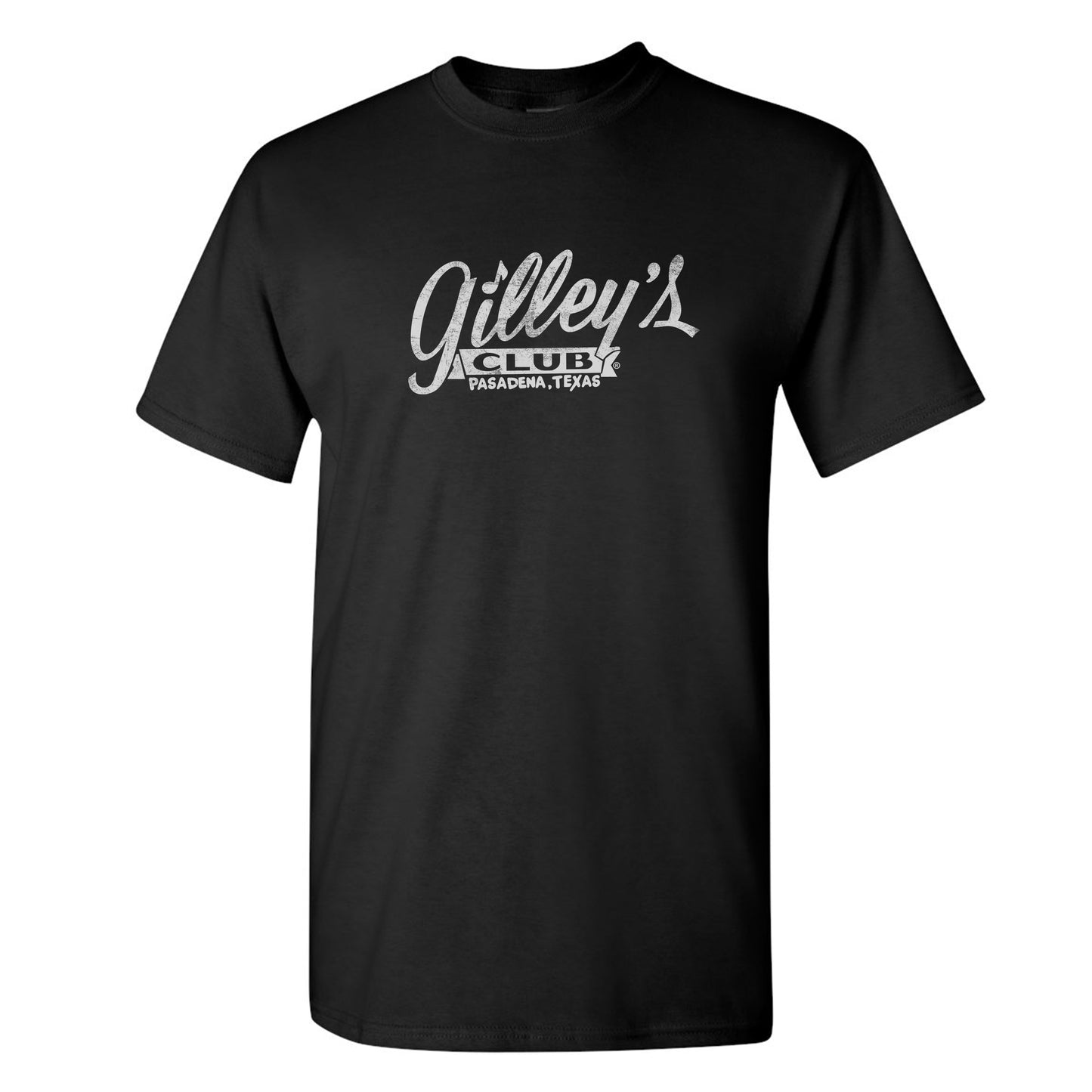Gilley’s Club Vintage Logo Black Tee – Unisex