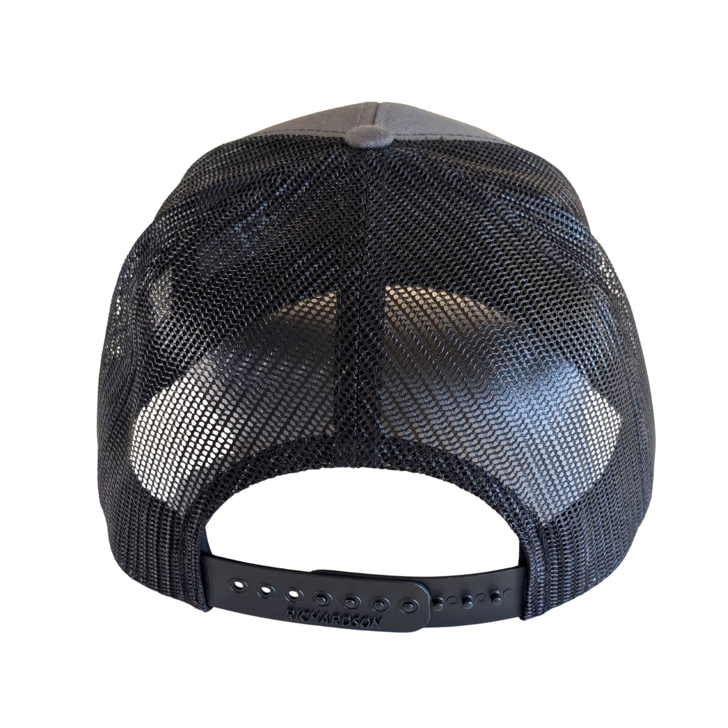 Gilley's Gray & Black Hat Embroidered with Snap Back