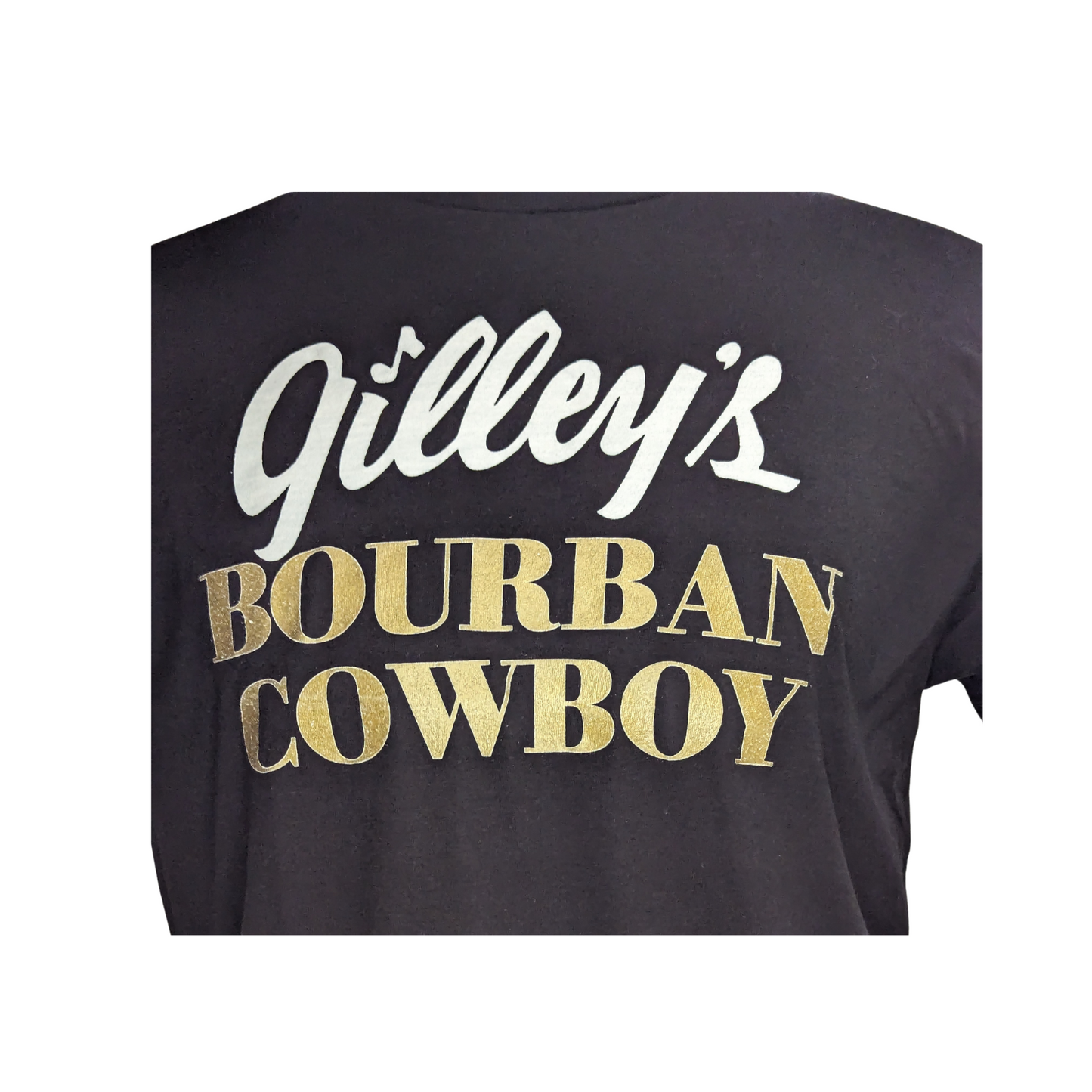 Gilley's Beer - Bourbon Cowboy Shirt Closeup shirt