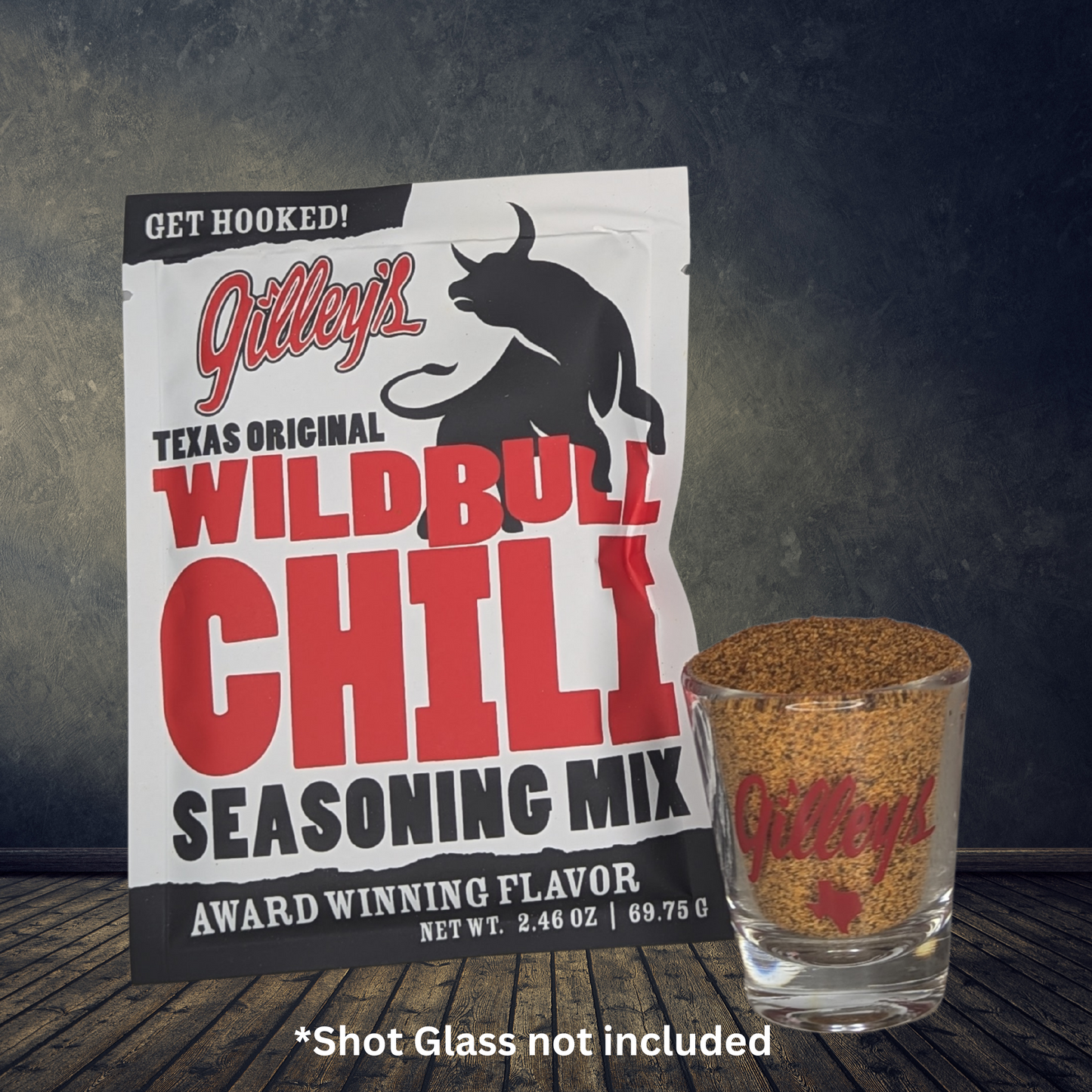 Gilley’s Wild Bull Chili – Texas Seasoning Mix (2.46 oz Packet)