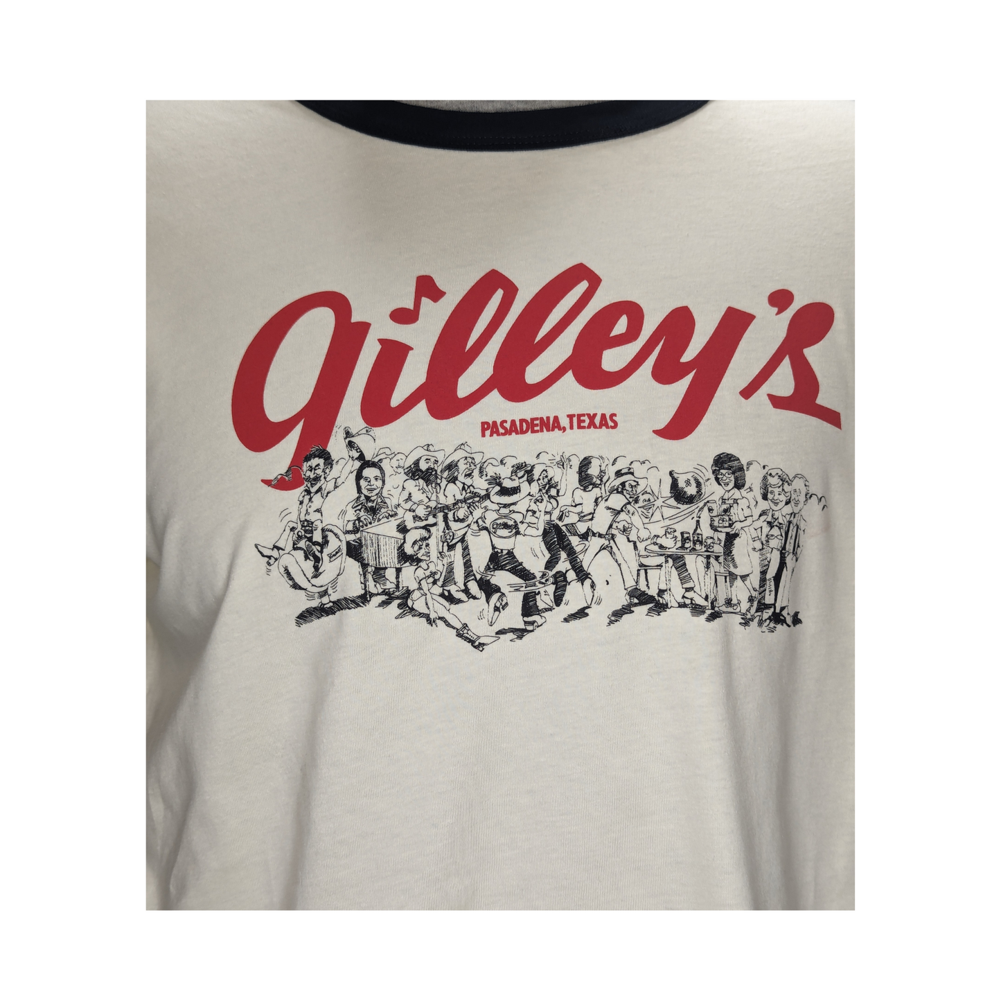 Gilley's Character Shirt close up