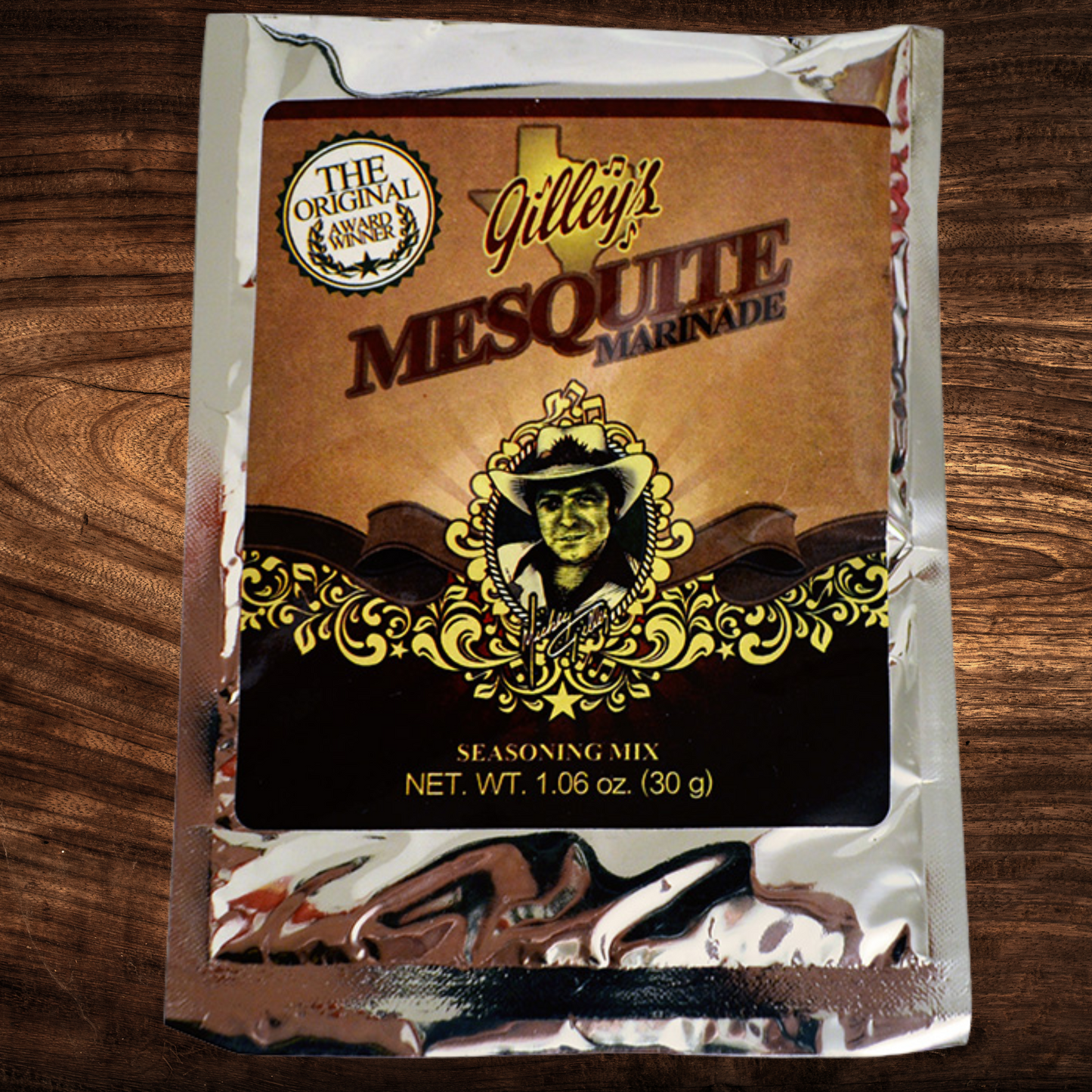 Gilley’s Mesquite Marinade – Smoky Texas Flavor (1.06 oz Packet)