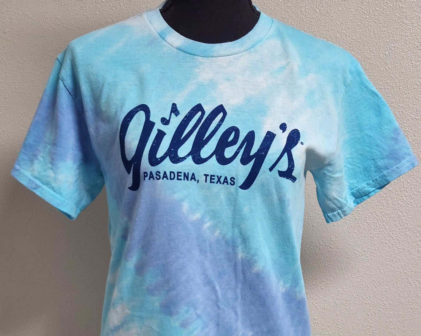 Gilley's Blue Tie Dye Shirt
